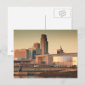 USA, Nebraska, Omaha, Skyline Postkarte (Vorne/Hinten)