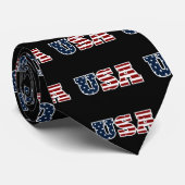 USA Necktie Krawatte (Gerollt)