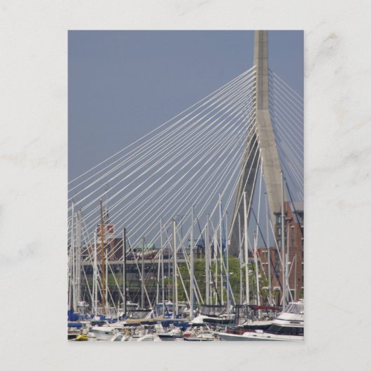 USA, Neuengland, Massachusetts, Boston, Boote Postkarte (Vorderseite)