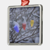 USA, Neuengland, Massachusetts, Reading, 2 Silbernes Ornament (Links)