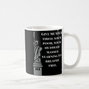 Usa Neuer Koloß Freiheitsstatue Antirassismus  Kaffeetasse