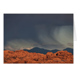 USA, Nevada, Feuertal, Sturmwolke über