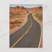 USA, Nevada, Feuertal, Wüstenstraße Postkarte (Vorderseite)