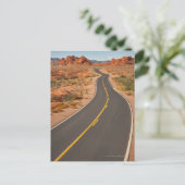 USA, Nevada, Feuertal, Wüstenstraße Postkarte (Stehend Vorderseite)