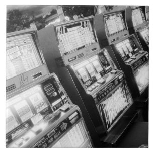 USA, Nevada, Las Vegas: Casino-Spielautomaten / Fliese