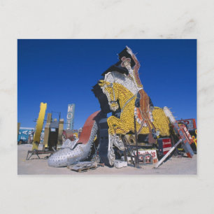 USA, Nevada, Las Vegas, Schilder auf dem Schrottpl Postkarte