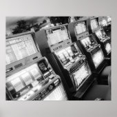 USA, Nevada, Las Vegas: Spielautomaten im Casino / Poster (Vorne)
