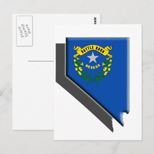 USA: Nevada Postkarte (Vorne/Hinten)