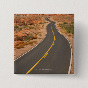 USA, Nevada, Tal des Feuers, Wüstenstraße Button