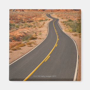 USA, Nevada, Tal des Feuers, Wüstenstraße Magnet