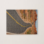 USA, Nevada, Tal des Feuers, Wüstenstraße Puzzle (Horizontal)
