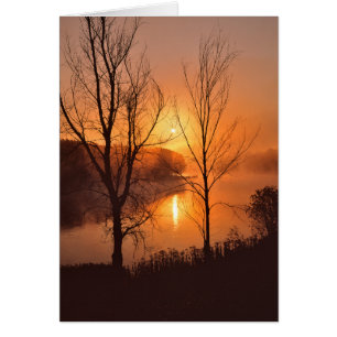 USA, New England, Maine. Herbstsonne