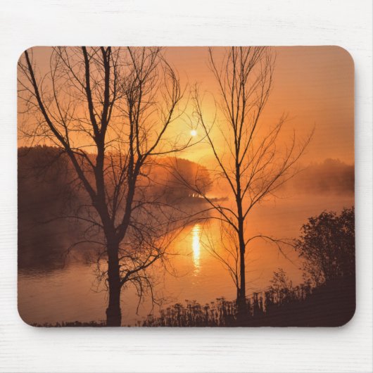 USA, New England, Maine. Herbstsonne Mousepad (Vorne)