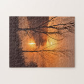 USA, New England, Maine. Herbstsonne Puzzle (Horizontal)