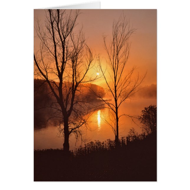 USA, New England, Maine. Herbstsonnenaufgang (Vorne)