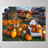 USA, New England, Maine, Wells. Herbstdarstellung Poster (Vorne)