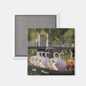 USA, New England, Massachusetts, Boston, Magnet (Vorderseite/Rückseite)