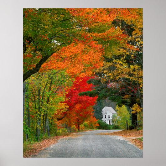 USA, New England, New Hampshire, Andover Poster (Vorne)