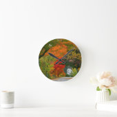 USA, New England, New Hampshire, Andover Runde Wanduhr (Zuhause)