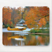 USA, New England, New Hampshire. Float-Flugzeug Mousepad (Vorne)