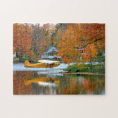 USA, New England, New Hampshire. Float-Flugzeug Puzzle (Horizontal)