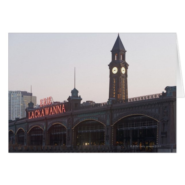 USA, New Jersey, Hoboken, alter Bahnhof (Vorderseite (Horizontal))