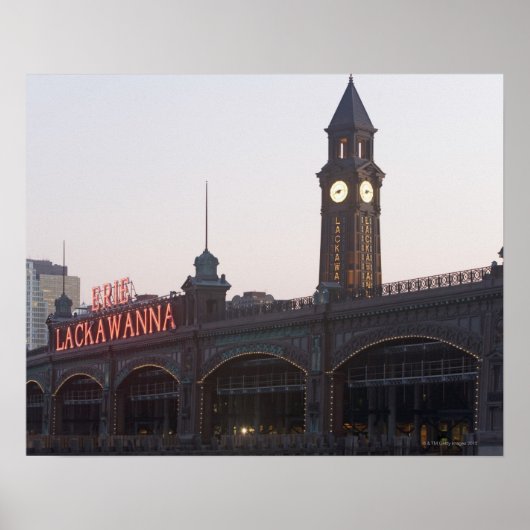 USA, New Jersey, Hoboken, alter Bahnhof Poster (Vorne)