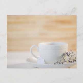 USA, New Jersey, Jersey City, Becher und Untertass Postkarte