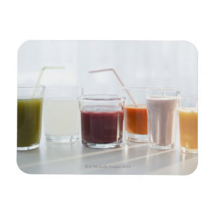 USA, New Jersey, Jersey City, frische Smoothies Magnet