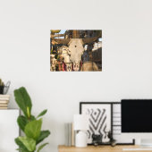 USA, New Mexico, Mesilla: Historic Mesilla Plaza Poster (Heimbüro)