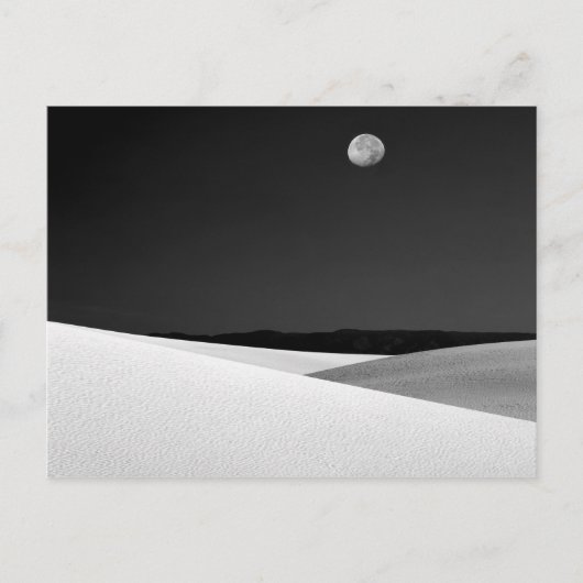 USA, New Mexico, National Monument White Sands. Postkarte (Vorderseite)