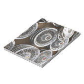 USA, New Mexico, Prewitt: Auto Hubcaps / Rt. 66 Notizblock (Rotiert)