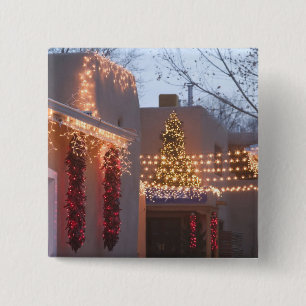 USA, New Mexico, Santa Fe: Canyon Road Galerie Button