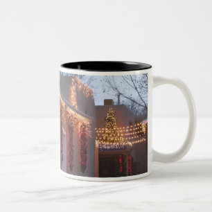 USA, New Mexico, Santa Fe: Canyon Road Galerie Zweifarbige Tasse