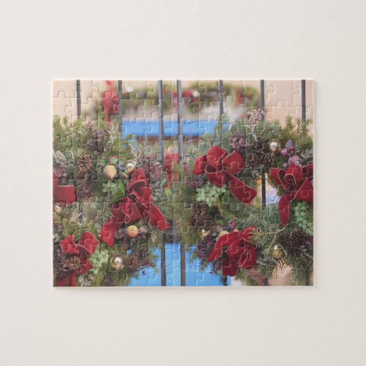 USA, New Mexico, Santa Fe: Canyon Road Gallery 3 Puzzle (Horizontal)