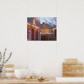 USA, New Mexico, Santa Fe: Canyon Road Gallery Poster (Küche)