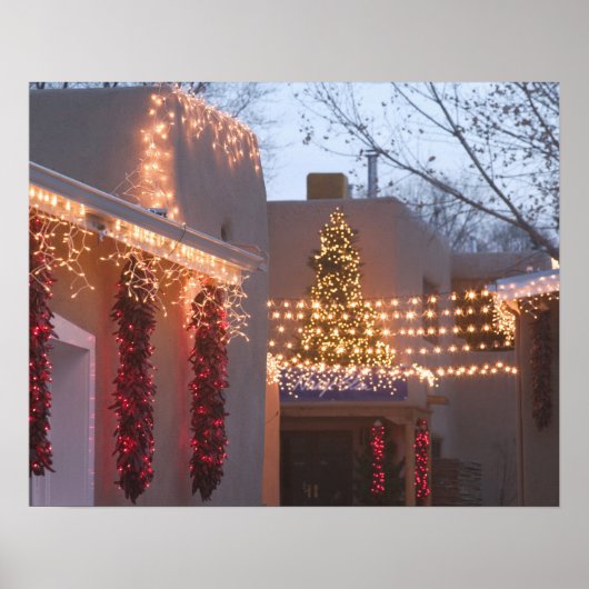 USA, New Mexico, Santa Fe: Canyon Road Gallery Poster (Vorne)