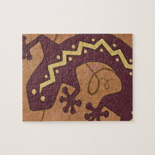 USA, New Mexico, Santa Fe. Nahaufnahme eines Aussc Puzzle