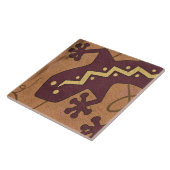 USA, New Mexico, Santa Fe. Naher Abschnitt Fliese (Seite)