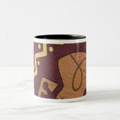 USA, New Mexico, Santa Fe. Naher Abschnitt Zweifarbige Tasse (Mittel)