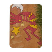USA, New Mexico, Santa Fe. Wandgemälde Magnet (Vertikal)