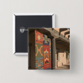 USA, New Mexico, Taos: Navaho Rug Gallery Kit Button (Vorne & Hinten)
