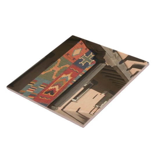 USA, New Mexico, Taos: Navaho Rug Gallery Kit Fliese (Seite)