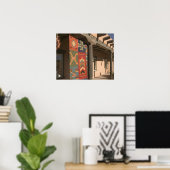 USA, New Mexico, Taos: Navaho Rug Gallery Kit Poster (Heimbüro)