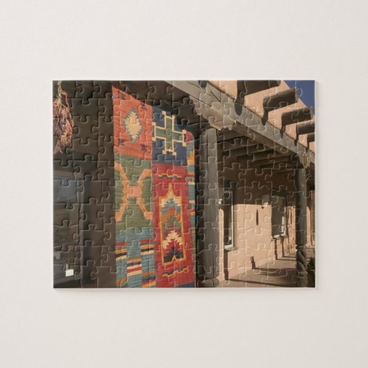 USA, New Mexico, Taos: Navaho Rug Gallery Kit Puzzle (Horizontal)