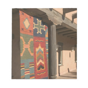 USA, New Mexico, Taos: Navaho Teppichgalerie Kit Notizblock