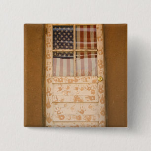 USA, New Mexico, Taos: Taos Indian Pueblo Button