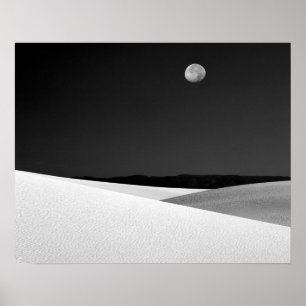 USA, New Mexico, White Sands National Monument. Poster