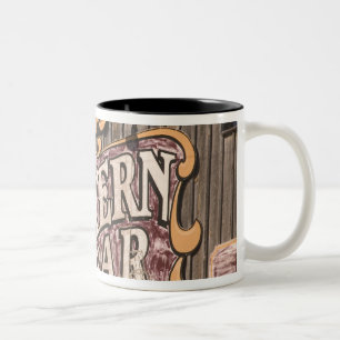 USA, New Mexiko, Cloudcroft: Gebirgsstadt Zweifarbige Tasse