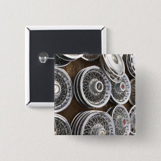 USA, New Mexiko, Prewitt: Button (Vorne & Hinten)